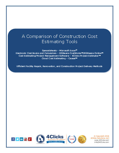 Construction Cost Estimating Software